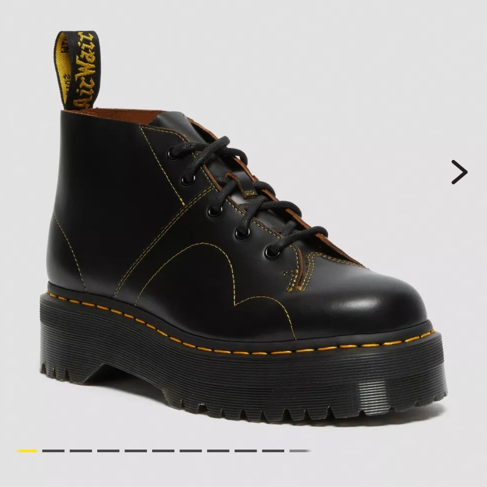 Dr Martens platform church monkey boot in us women’s size 10